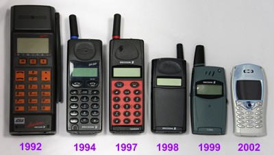 Ericsson phones from the 1990s