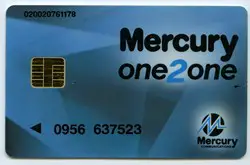 Mercury One2One SIM card