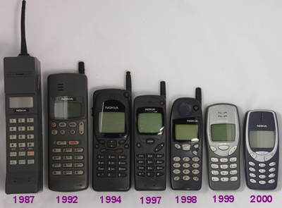 Nokia phones 1987 to 2000