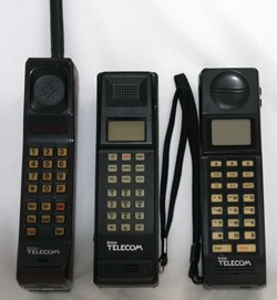 British Telecom phones from the 1990s: Jade, Roamer 300, Roamer 550 